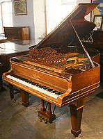 Antique Steinway Model A Grand Piano For Sale with a rosewood case