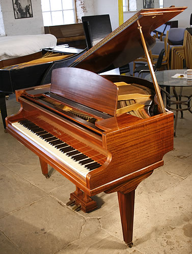 Piano for sale. A 1936,   Challen baby grand piano with a mahogany case. Ideal for a smaller space. Hurricane Smith was the studio engineer on all of the EMI recordings by The Beatles until 1965