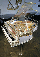 Laniem Acrylic Grand Piano with an aluminium frame