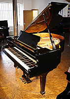 Fazioli F156 Grand Piano  with a black case and polyester finish