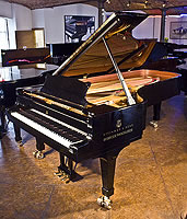 Pre-owned Steinway Model D Concert Grand Piano For Sale with a black case