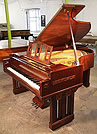 Piano for sale. An arts and crafts Ibach Grand with a polished, mahogany case. Designed by Dutch Architect Pierre Joseph Hubert Cuypers, famous for designing the Rijksmuseum and Central Station in Amsterdam.