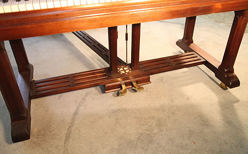 Lipp grand piano square, gate legs and piano lyre attached to a slatted  cross stretcher
