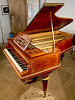 Artcase, Erard Grand Piano For Sale with a Rosewood and Sapele Mahogany Case with Brass Ormolu