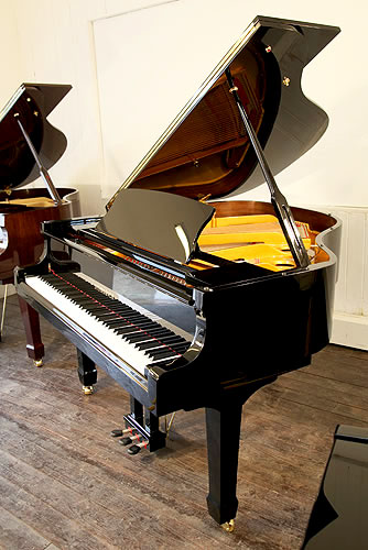 Steinhoven Model 160  grand Piano for sale with a black case.