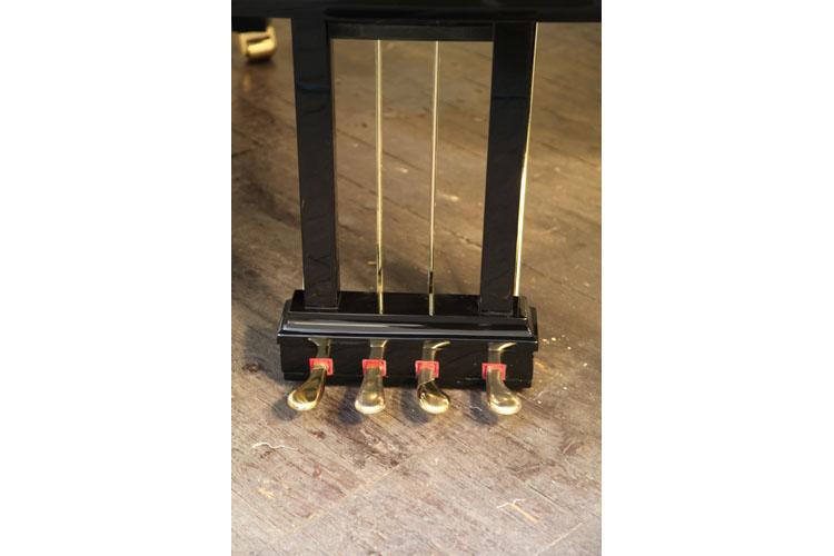 Wendl and Lung four-pedal piano lyre with square spindles