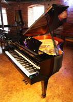 Boston GP163 grand piano for sale with a black case
