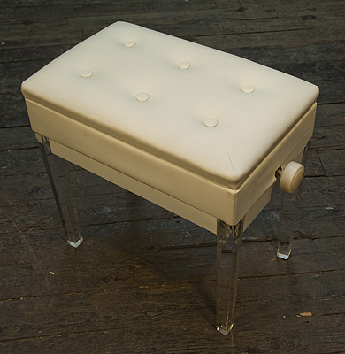 Steinhoven transparent, acrylic stool. Available to order