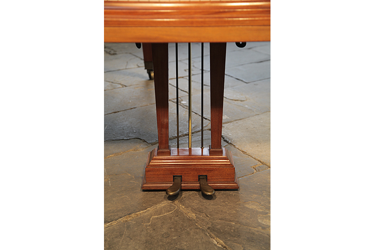 Bluthner two-pedal piano lyre