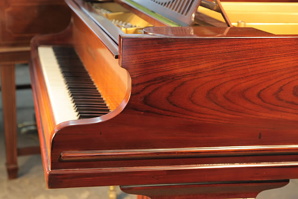 Bechstein Model A piano cheek detail