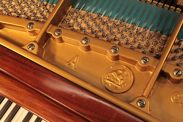 Bechstein Model A  manufacturers stamp on frame