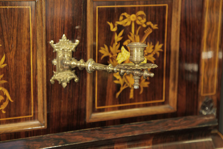 Ascherberg ornate brass candlesticks