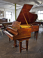 Adams style, Bechstein Model V grand piano for sale with a rosewood case and gate legs