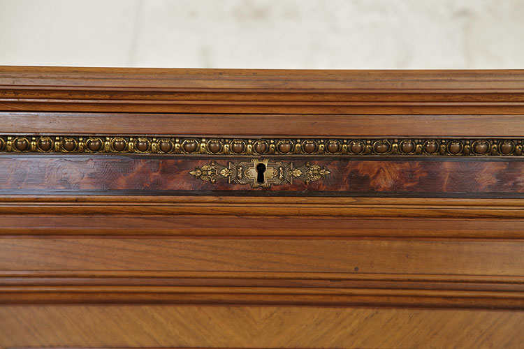 German piano ornate key escutcheon