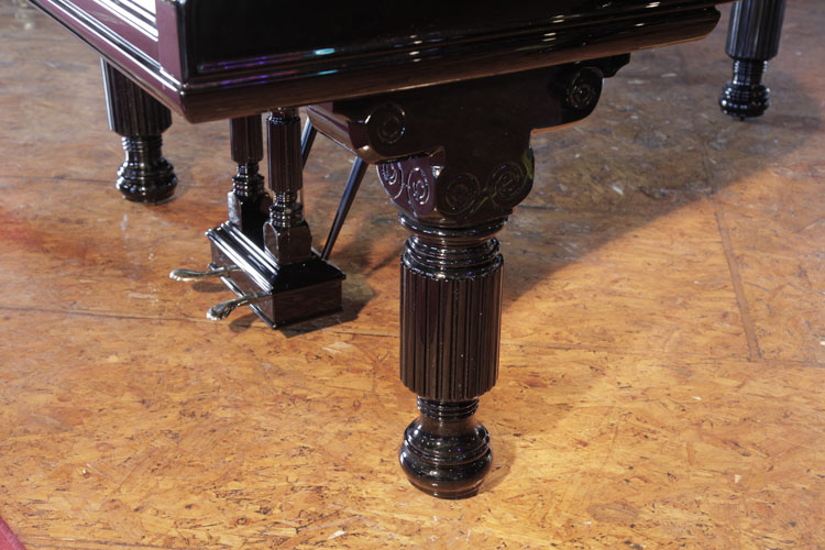 Steinway Model B fluted, barrel  piano legs
