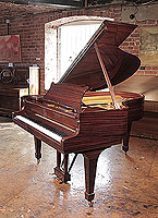Reconditioned 1972, Steinway Model O grand piano for sale with a mahogany case and spade legs. 