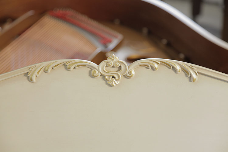 Steinway  Model O  carved, music desk detail. We are looking for Steinway pianos any age or condition.