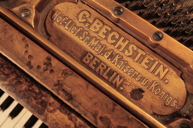 Bechstein manufacturer's name on frame