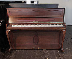 W. Hoffmann upright piano for sale with a mahogany case and cabriole legs