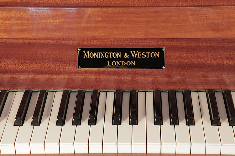 Monington and Weston manufacturers logo on fall