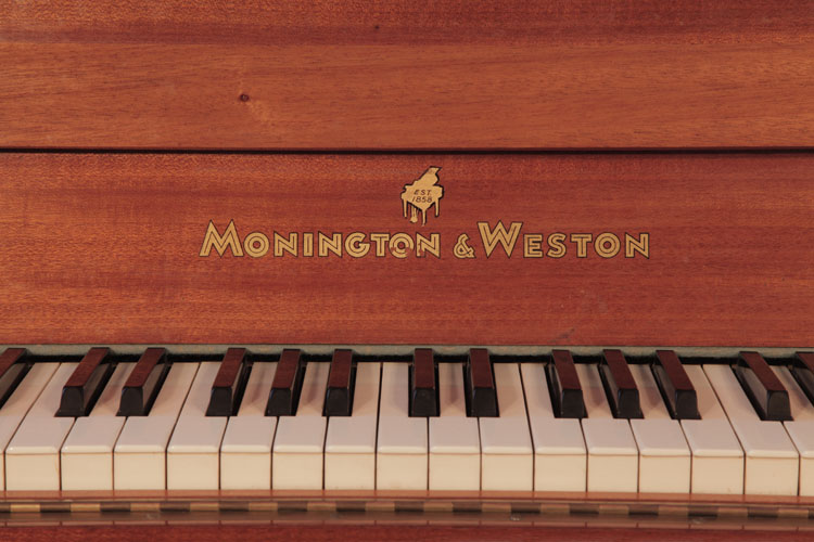Monington and Weston   manufacturers logo on fall