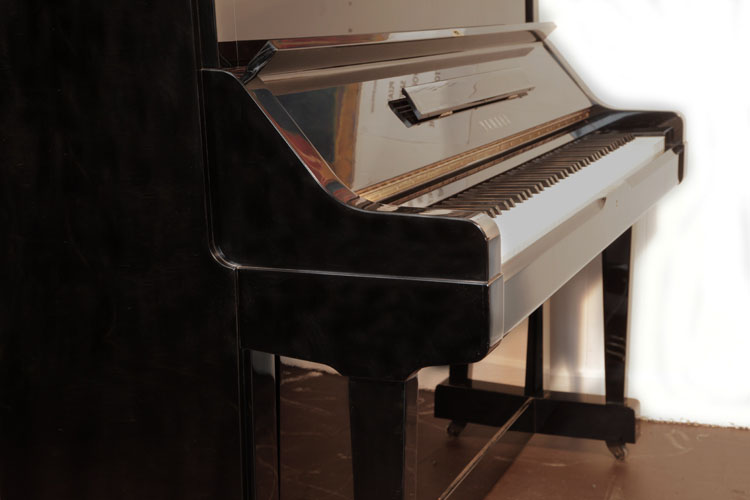 Yamaha UX piano cheek detail