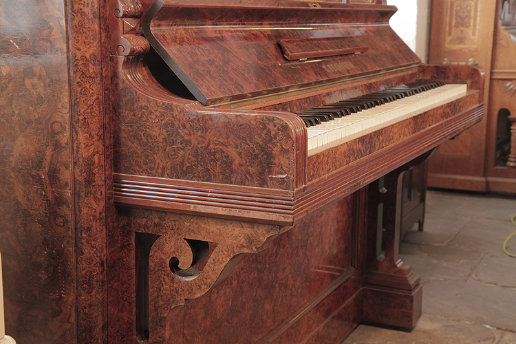 Bechstein piano cheek detail.