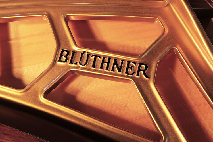 Bluthner manufacturers name on frame