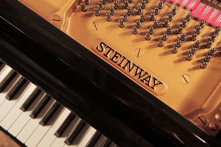 Steinway Model A manufacturer's name on frame