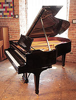 Rebuilt, 1928, Steinway Model A grand piano for sale with a black case and spade legs