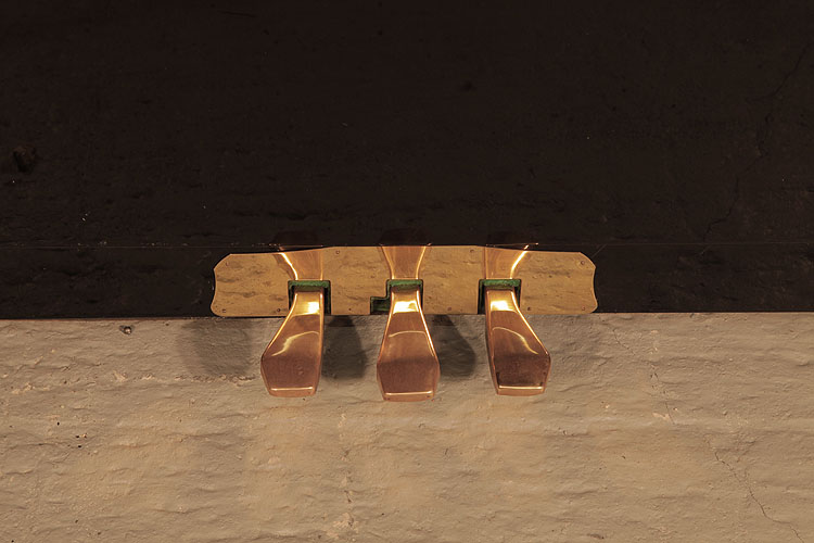  Young Chang upright piano pedals and brass footplate