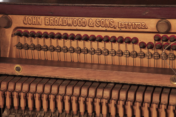 Broadwood manufacturer's name on frame