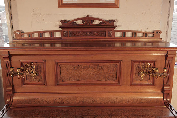 Feurich carved, piano arcading