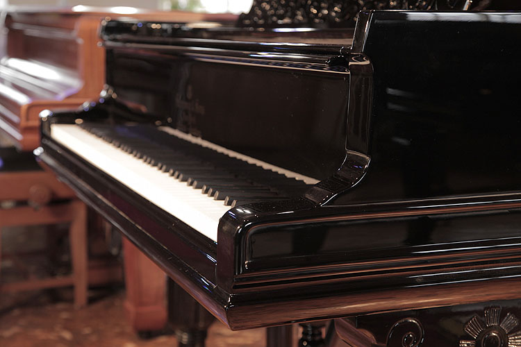 Steinway Model A   piano cheek with dual linear case moulding. We are looking for Steinway pianos any age or condition.