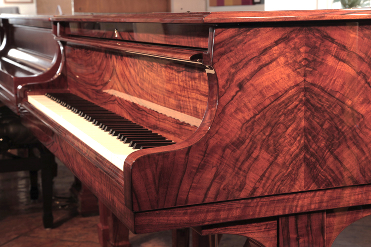 Steinway  Model S piano cheek detail. We are looking for Steinway pianos any age or condition.