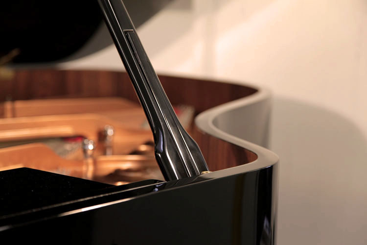 Toyama piano lid stay with indented half prop to allow piano lid to be open at different heights