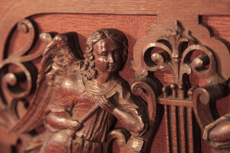 Francke carved angel detail