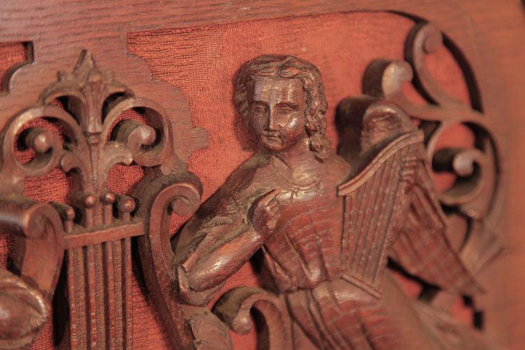 Francke carved angel detail