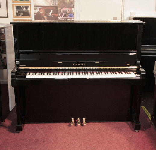 Reconditioned,  2004, Kawai VT-132  upright piano for sale.