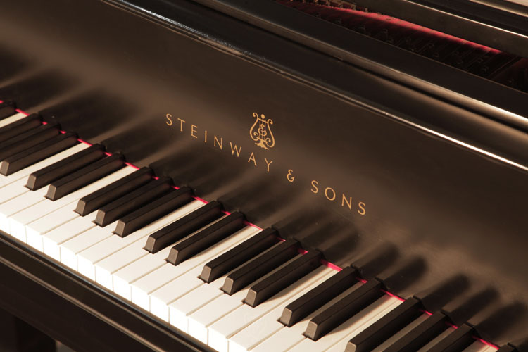 Steinway  Model L  manufacturers name on fall. We are looking for Steinway pianos any age or condition.