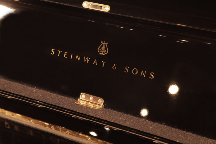Steinway Model V  manufacturers logo on fall