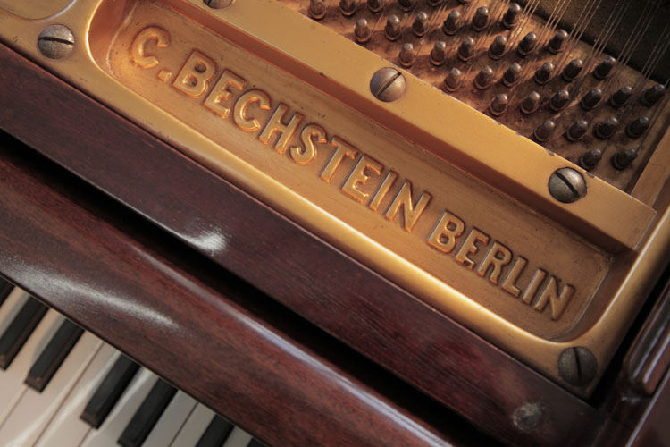 Bechstein model stamp   on frame