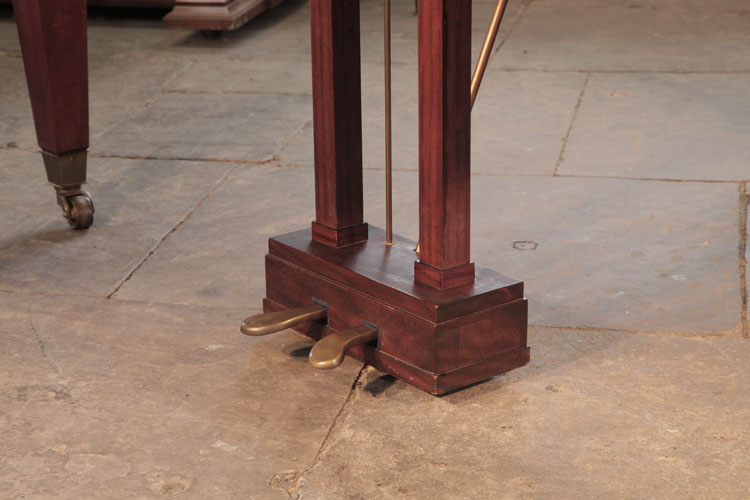 Bluthner two-pedal piano lyre with square spindles