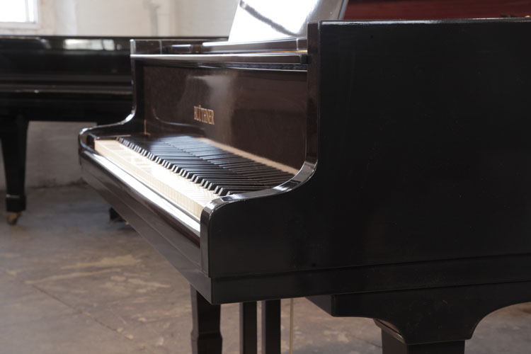 Bluthner rounded piano cheek