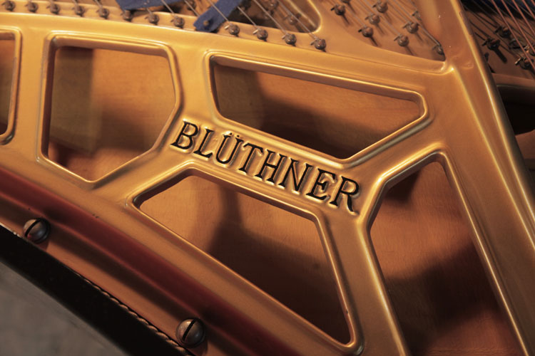 Bluthner manufacturer's stamp on frame