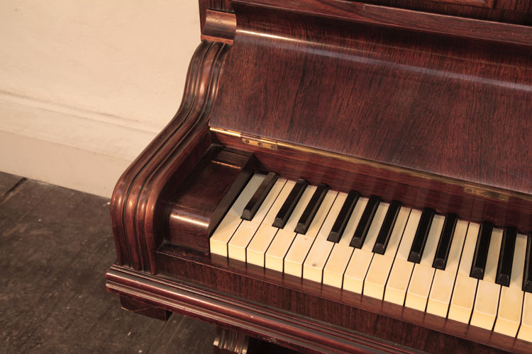 Brinsmead carved piano cheek