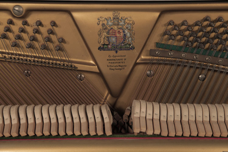 Broadwood manufacturer's stamp on frame