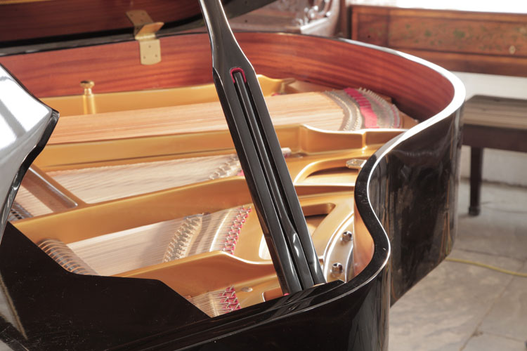Carl Steinberg piano lid stay with indented half prop to allow the lid to be opened at different heights