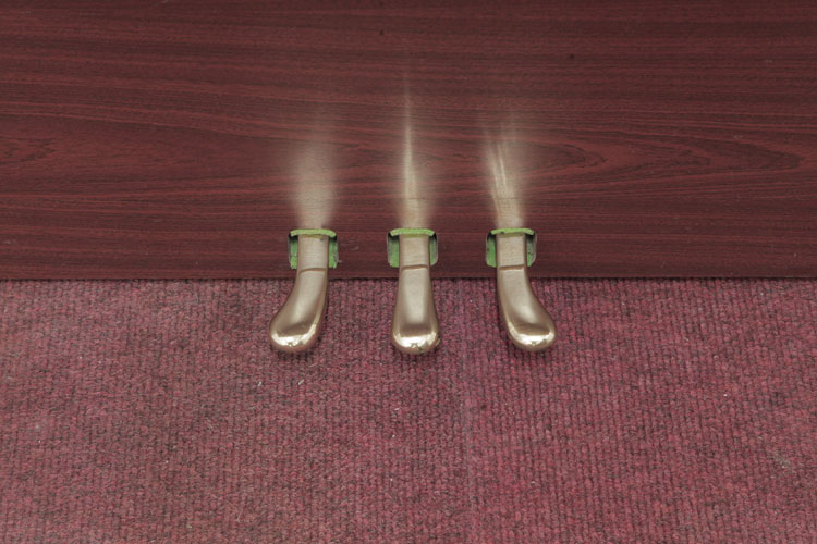Fazer  brass piano pedals 