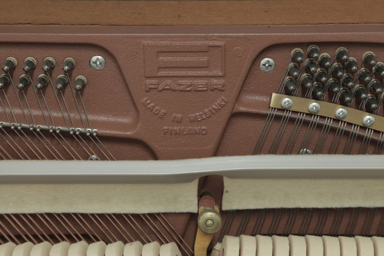 Fazer manufacturer's stamp on frame